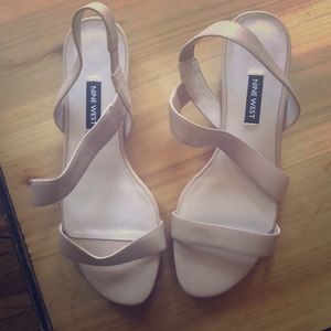 NWOT Nine West Lancelia Leather Sandals
